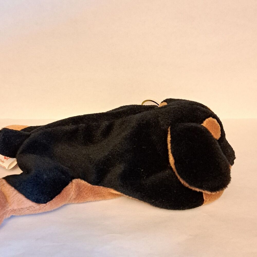 NEW Ty Original Beanie Baby Doby the Doberman Plush 1996 - Picture 6 of 7